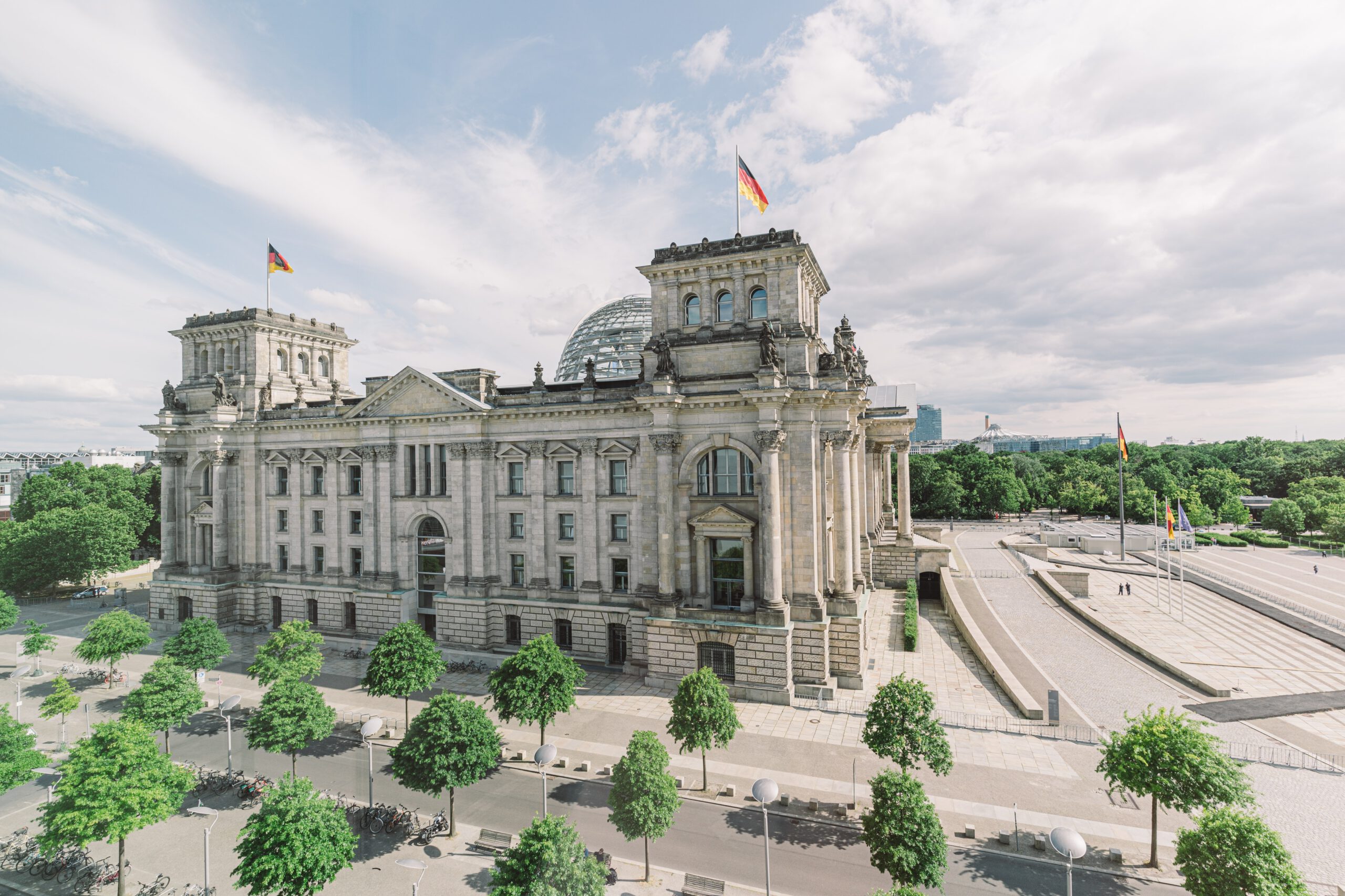Bild des Reichstagsgebäudes in Berlin.