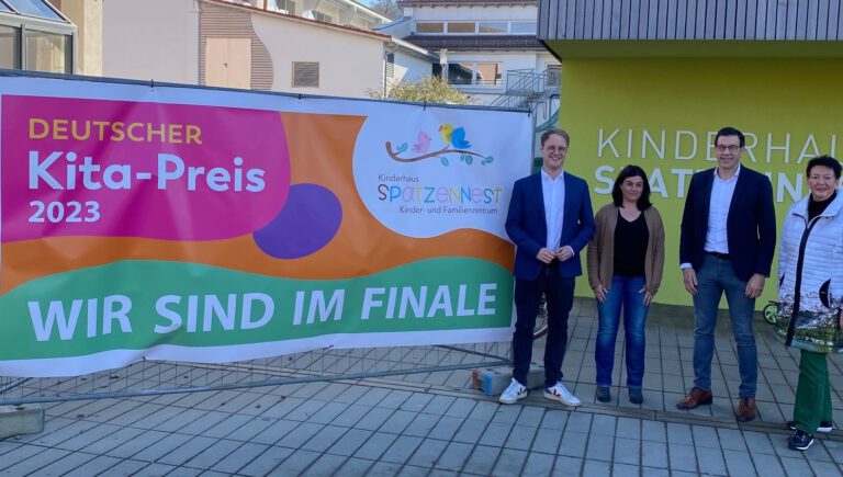 Besuch bei Kita-Preis-Finalisten Spatzennest in Lonsee-Urspring
