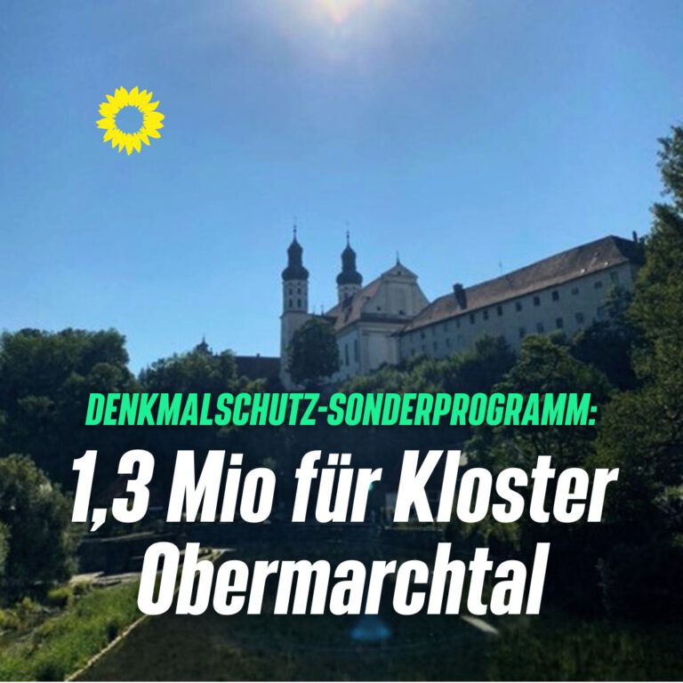 Bund fördert Sanierung des Klosters Obermarchtal mit 1,3 Millionen Euro 
